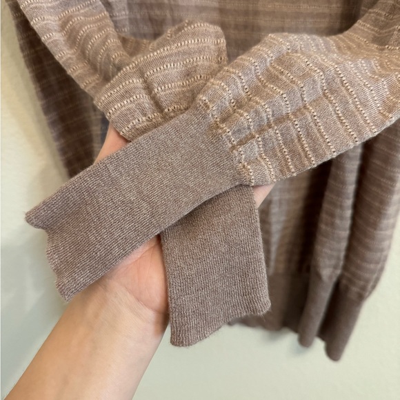 J.crew Cardigan Wool Blend Camel Hair Sweater Cardigan - Picture 7 of 12